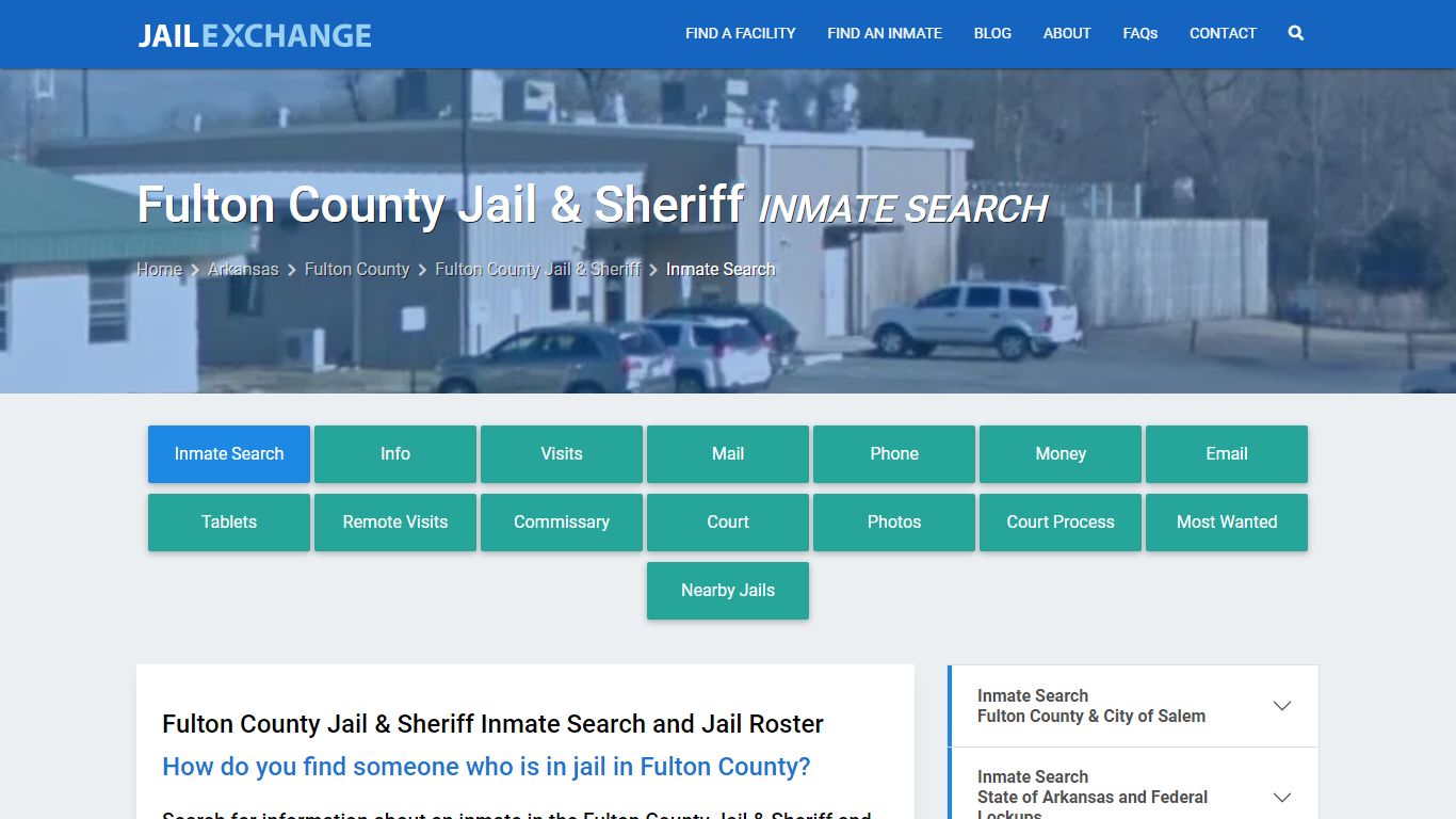 Fulton County Jail & Sheriff Inmate Search - Jail Exchange