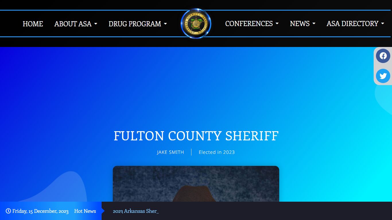 FULTON COUNTY SHERIFF – Arkansas Sheriff Association